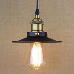 Lámpara colgante pequeña, sencilla, industrial, retro, ultraminiatura, estilo country americano