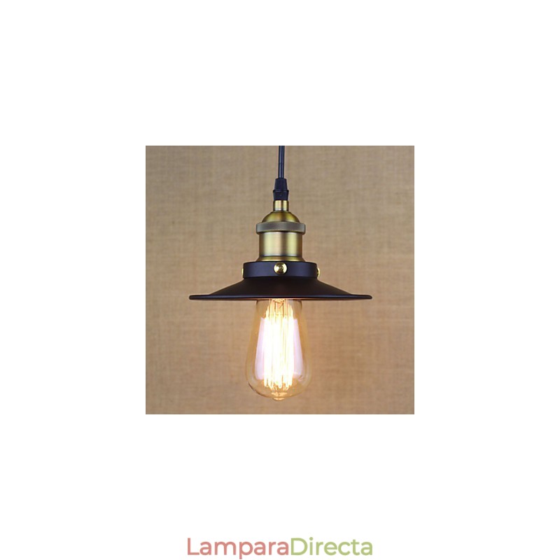 Lámpara colgante pequeña, sencilla, industrial, retro, ultraminiatura, estilo country americano