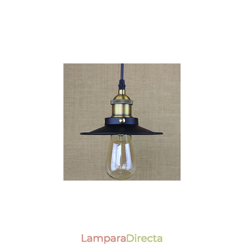 Lámpara colgante pequeña, sencilla, industrial, retro, ultraminiatura, estilo country americano