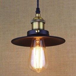 Lámpara colgante pequeña, sencilla, industrial, retro, ultraminiatura, estilo country americano