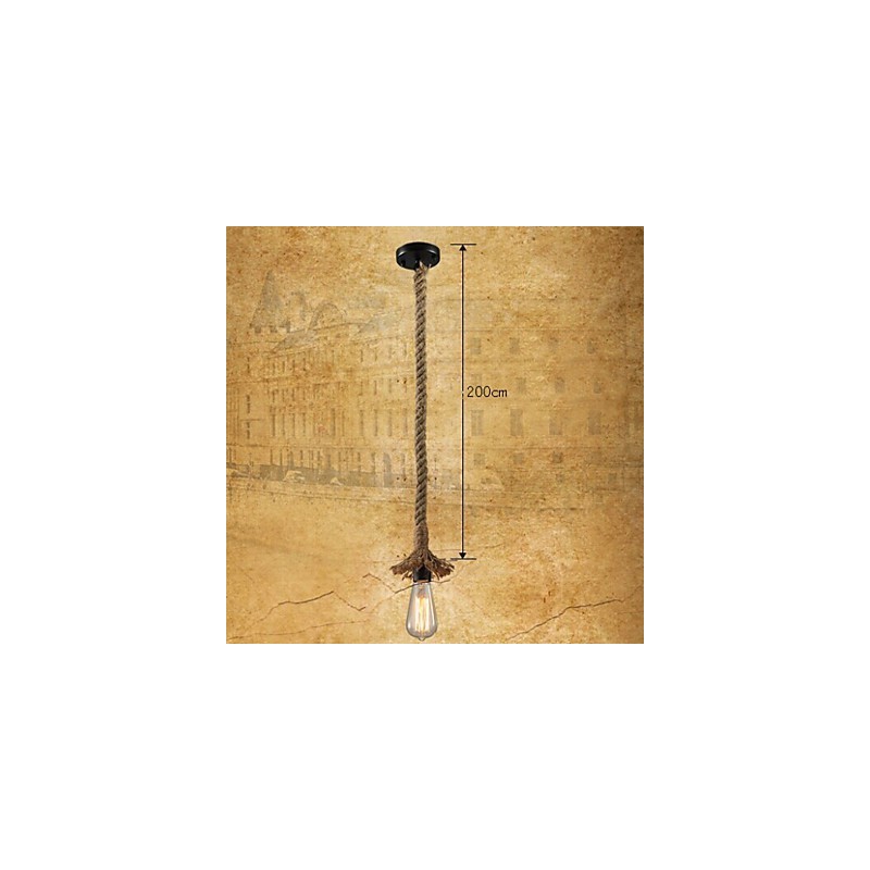 Lámpara colgante rústica clásica tradicional estilo cabaña vintage estilo campestre retro
