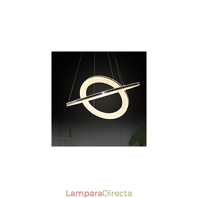 Lámpara colgante de metal contemporánea moderna