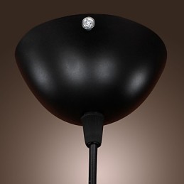Lámpara colgante retro vintage de Tom Dixon Design en negro