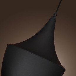 Lámpara colgante retro vintage de Tom Dixon Design en negro