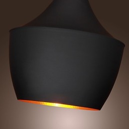 Lámpara colgante retro vintage de Tom Dixon Design en negro