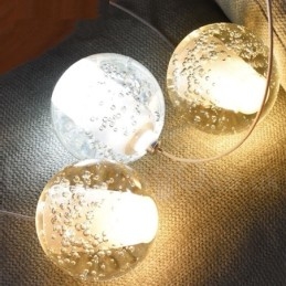 Lámpara colgante de bola de cristal Meteorer de Creative Engineering Stage