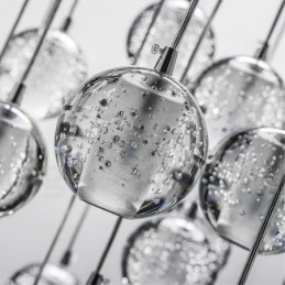 Lámpara colgante de bola de cristal Meteorer de Creative Engineering Stage