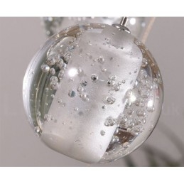 Lámpara colgante de bola de cristal Meteorer de Creative Engineering Stage