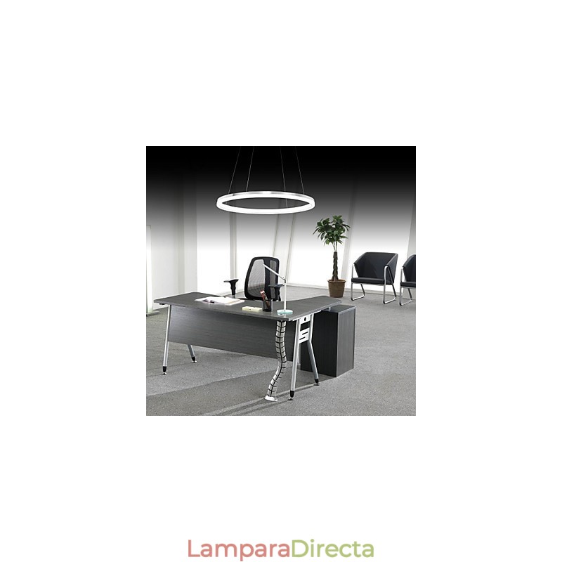 Lámpara colgante de diseño moderno de acrílico de alta calidad con un solo anillo.