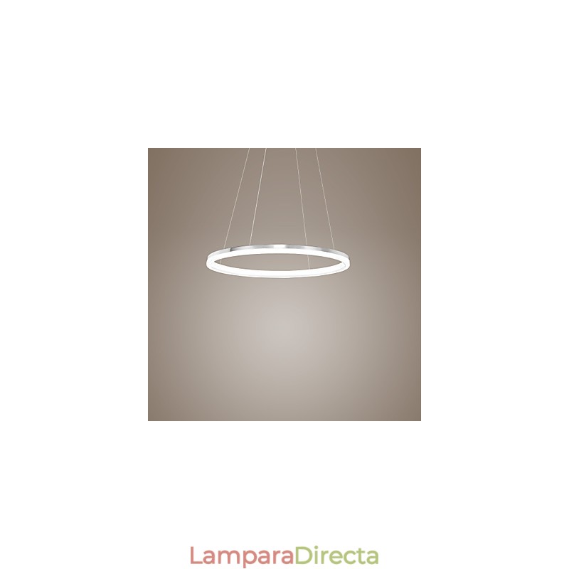Lámpara colgante de diseño moderno de acrílico de alta calidad con un solo anillo.