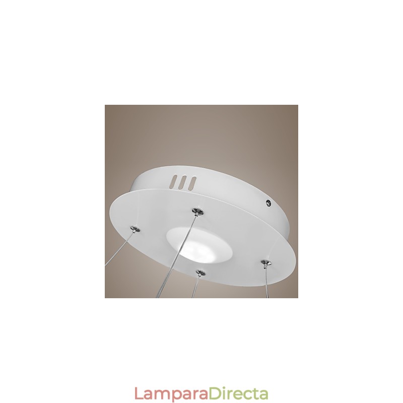 Lámpara colgante de diseño moderno de acrílico de alta calidad con un solo anillo.