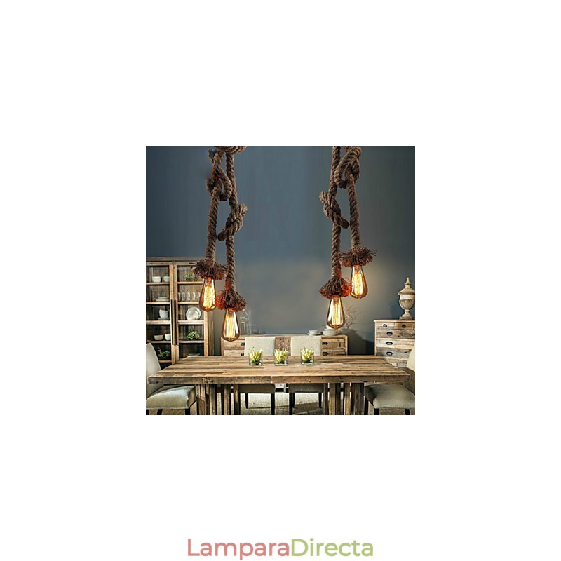 Lámparas colgantes 2 luces El viento industrial que restaura las formas antiguas es la lámpara colgante creativa del mostrador del café