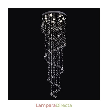 Lámpara de araña de cristal moderna de lujo de 8 luces Lámpara de araña de cristal moderna de lujo de 8 luces