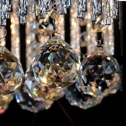 Lámpara de araña de metal de cristal clásica tradicional contemporánea moderna para niños