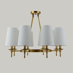 Familia de lámparas colgantes de diseño decorativo contemporáneo moderno de 8 luces