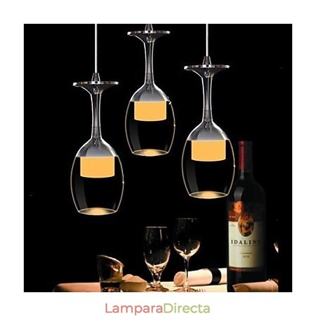 Lámpara colgante de 3 luces de cristal cromado, estilo moderno, contemporáneo, tradicional, clásico, campestre Lámpara colgante de 3 luces de cristal cromado, estilo moderno, contemporáneo, tradicional, clásico, campestre