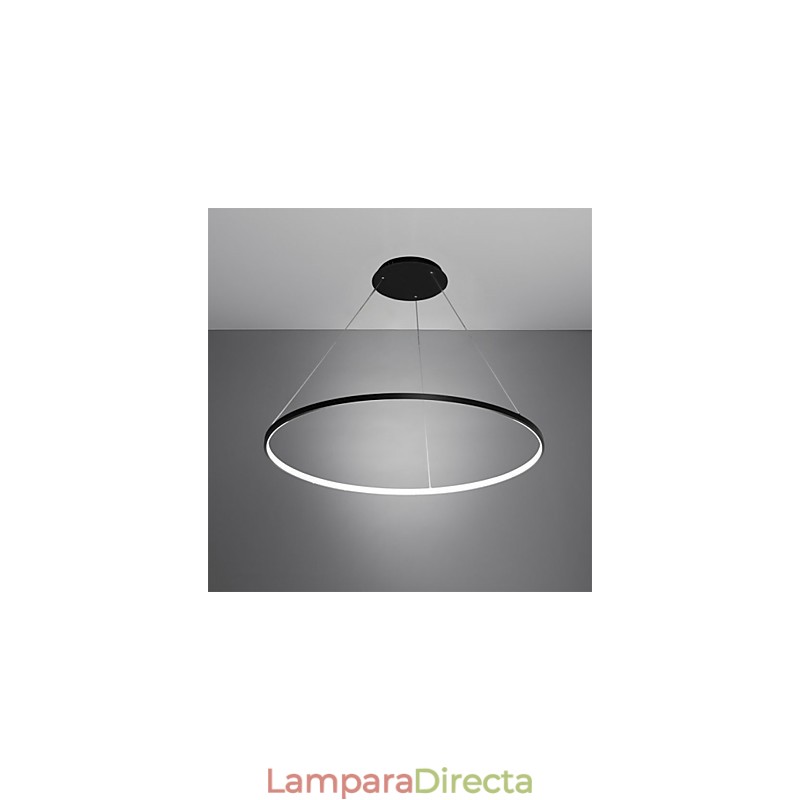 Lámpara colgante de diseño moderno con forma de anillo