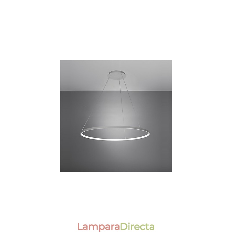 Lámpara colgante de diseño moderno con forma de anillo