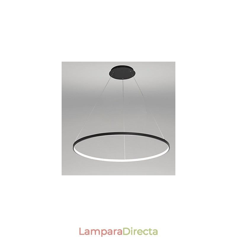 Lámpara colgante de diseño moderno con forma de anillo