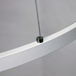 Lámpara colgante de diseño moderno con forma de anillo