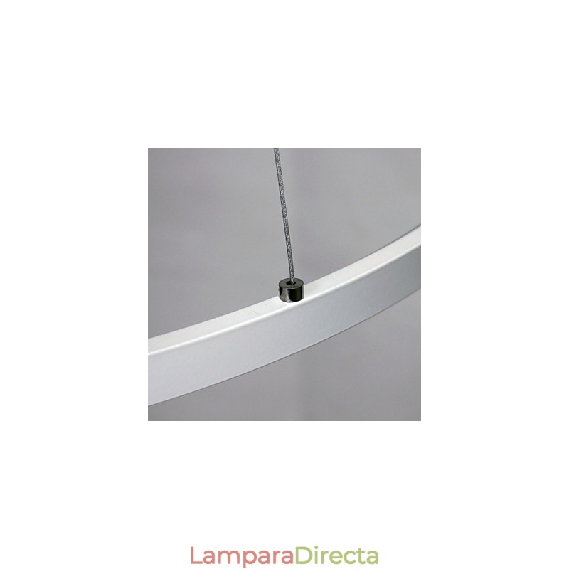 Lámpara colgante de diseño moderno con forma de anillo