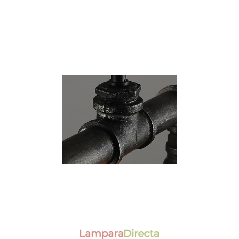 Lámpara colgante de metal con pintura estilo retro mini de estilo campestre clásico vintage tradicional para comedor