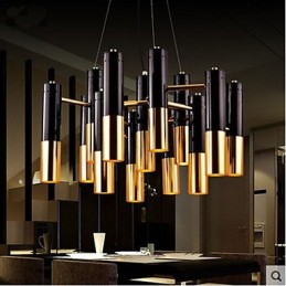 Iluminación industrial eólica Iluminación de ingeniería de cafetería creativa