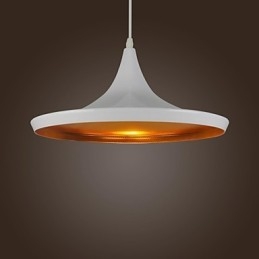 Lámpara colgante de metal con pintura retro de estilo campestre contemporáneo moderno