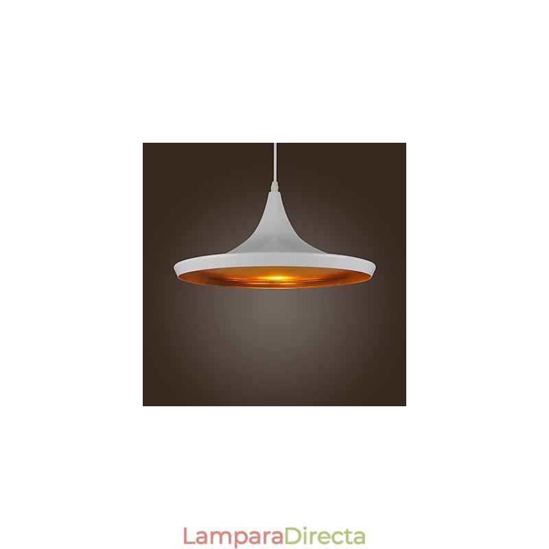Lámpara colgante de metal con pintura retro de estilo campestre contemporáneo moderno