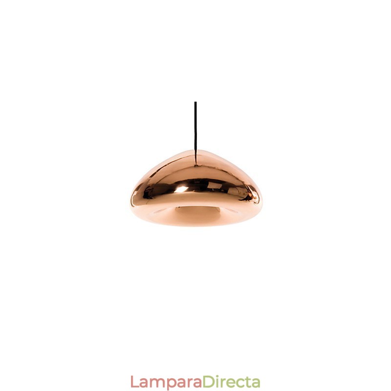 Lámpara colgante de metal con pintura contemporánea moderna