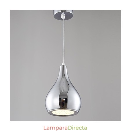Lámpara colgante moderna y contemporánea de metal galvanizado con forma de globo Lámpara colgante moderna y contemporánea de metal galvanizado con forma de globo