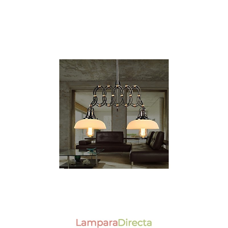 Lámpara colgante extensible vintage, lámparas colgantes de mostrador, luminarias de suspensión para cafeterías industriales, iluminación