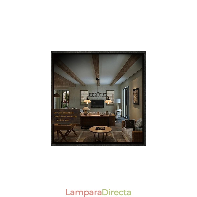 Lámpara colgante extensible vintage, lámparas colgantes de mostrador, luminarias de suspensión para cafeterías industriales, iluminación