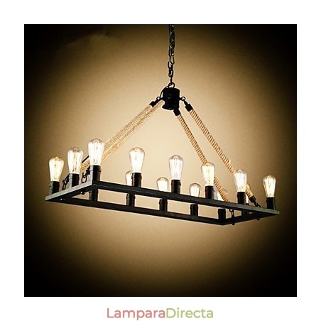 Lámpara colgante de metal con diseño de diseño rural Lámpara colgante de metal con diseño de diseño rural