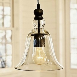 Lámpara colgante galvanizada estilo mini cuenco vintage clásico tradicional