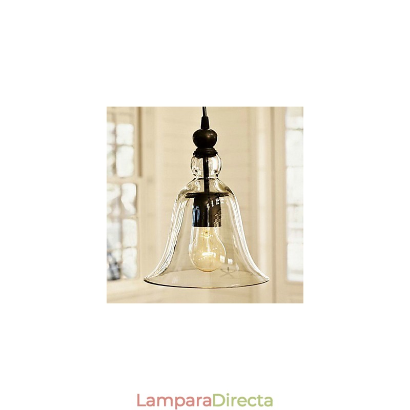 Lámpara colgante galvanizada estilo mini cuenco vintage clásico tradicional