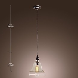 Lámpara colgante galvanizada estilo mini cuenco vintage clásico tradicional