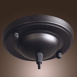 Lámpara colgante galvanizada estilo mini cuenco vintage clásico tradicional