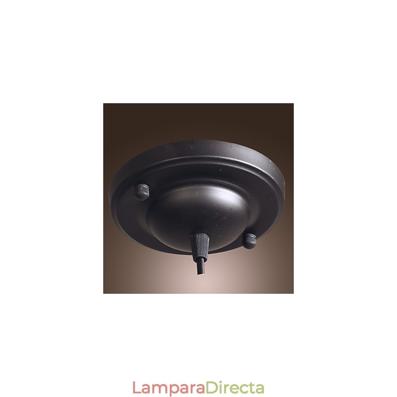 Lámpara colgante galvanizada estilo mini cuenco vintage clásico tradicional