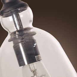 Lámpara colgante galvanizada estilo mini cuenco vintage clásico tradicional