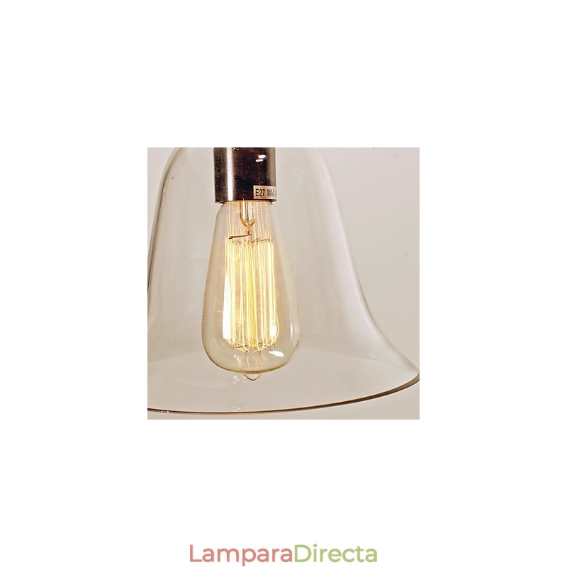 Lámpara colgante galvanizada estilo mini cuenco vintage clásico tradicional