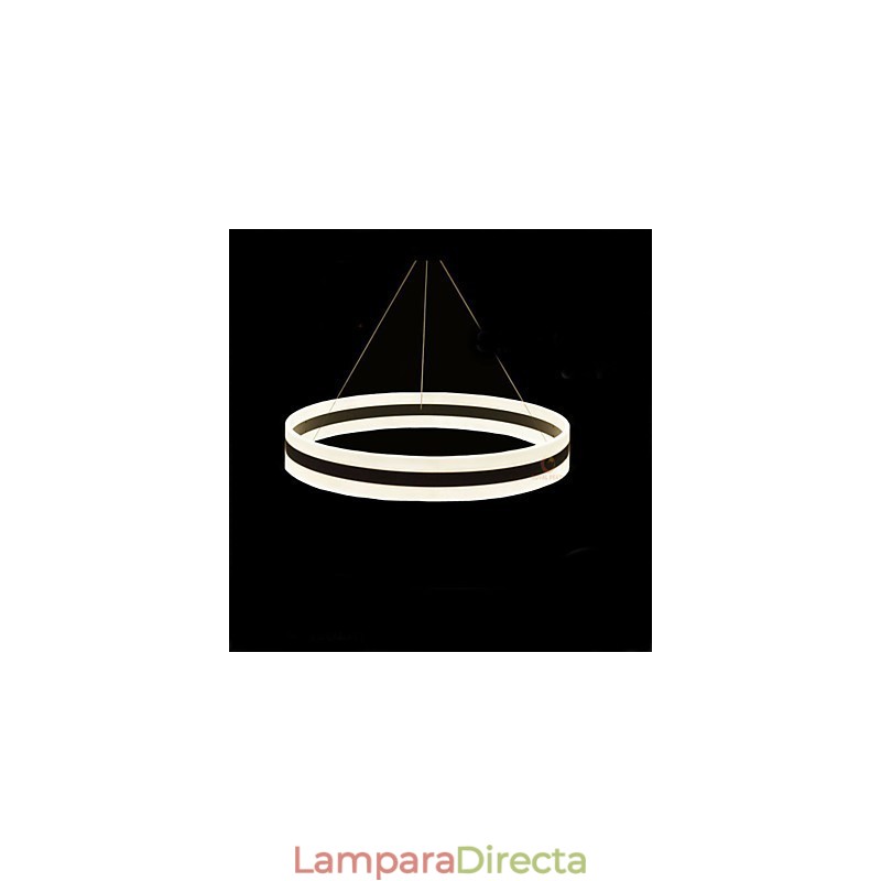 Lámpara de cristal de acero de diseño