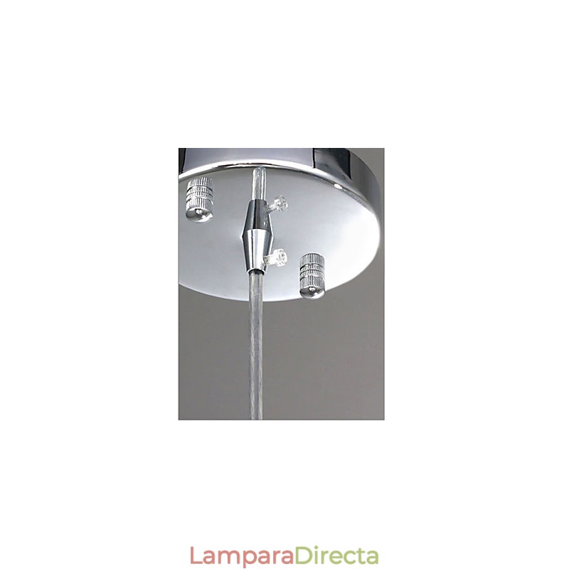 Lámpara colgante moderna y contemporánea de cristal en forma de globo, estilo mini, galvanizada
