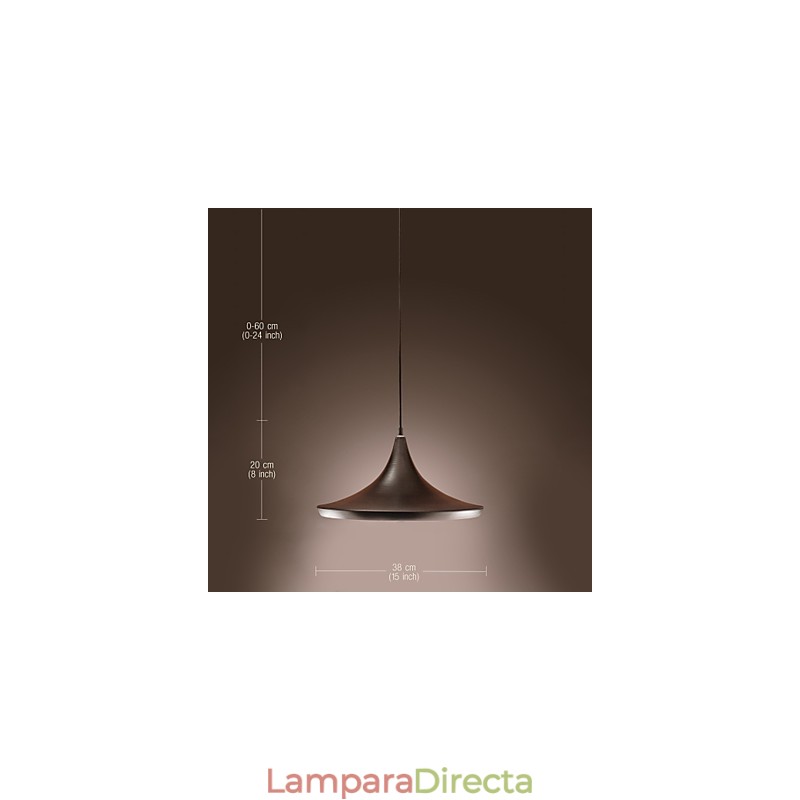 Lámpara colgante moderna contemporánea estilo retro mini pintura