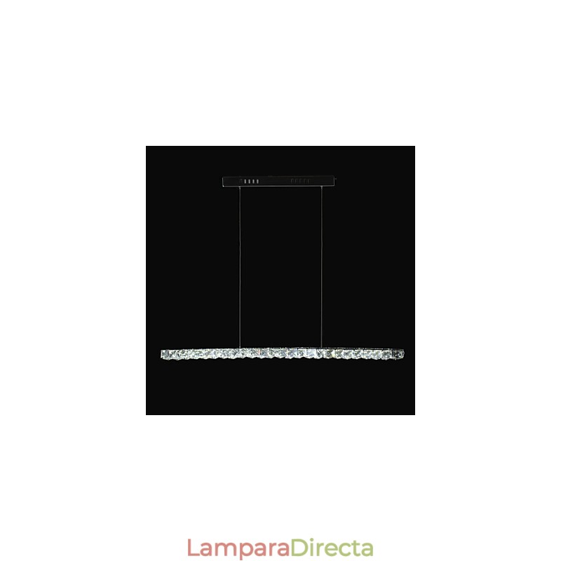 Lámparas colgantes de cristal modernas y contemporáneas de metal.
