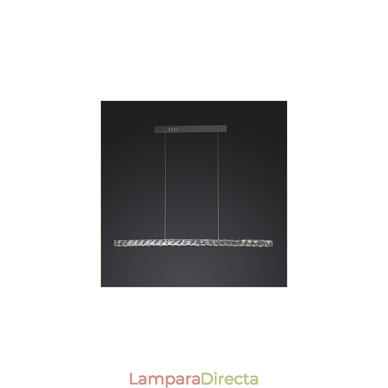 Lámparas colgantes de cristal modernas y contemporáneas de metal.