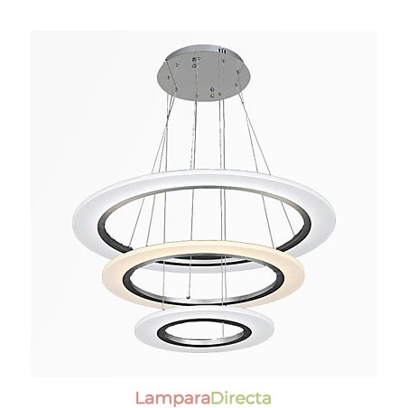 Lámparas de techo colgantes de acrílico con forma de 3 anillos para hacer tú mismo, accesorios de araña con Lámparas de techo colgantes de acrílico con forma de 3 anillos para hacer tú mismo, accesorios de araña con