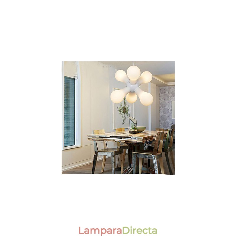 Lámpara colgante de cristal simple