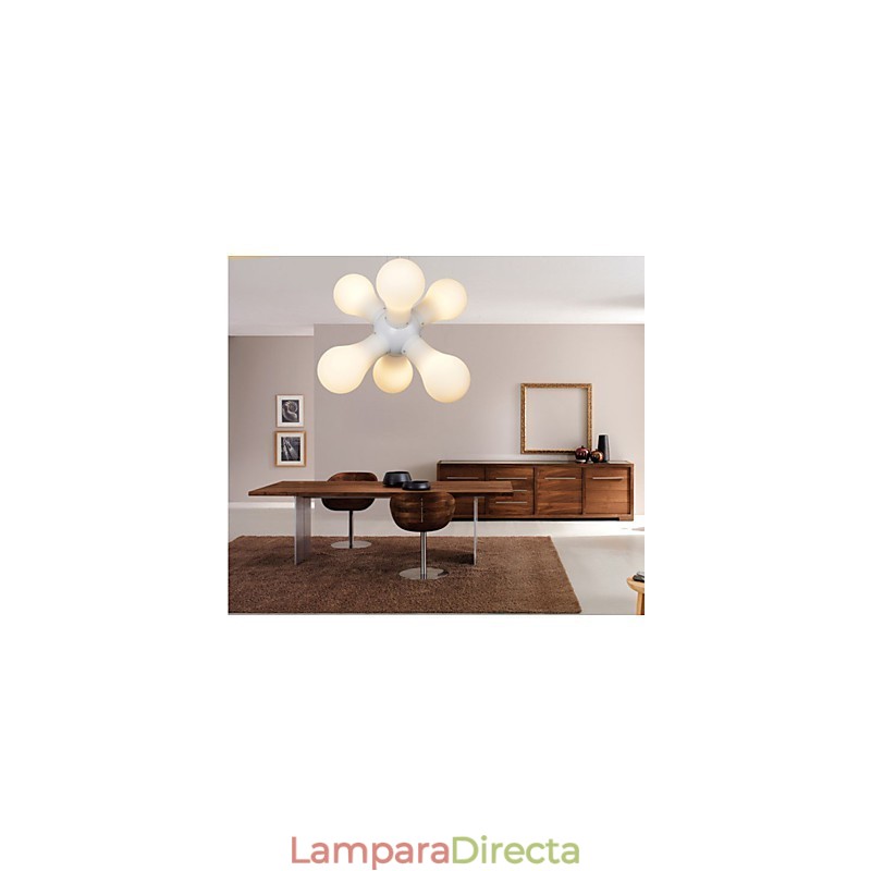 Lámpara colgante de cristal simple