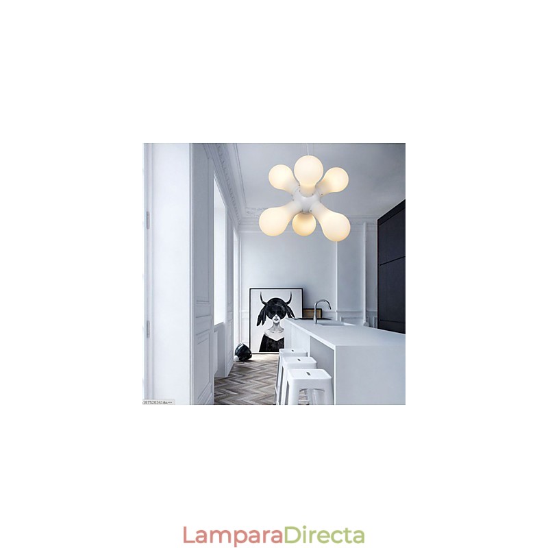 Lámpara colgante de cristal simple